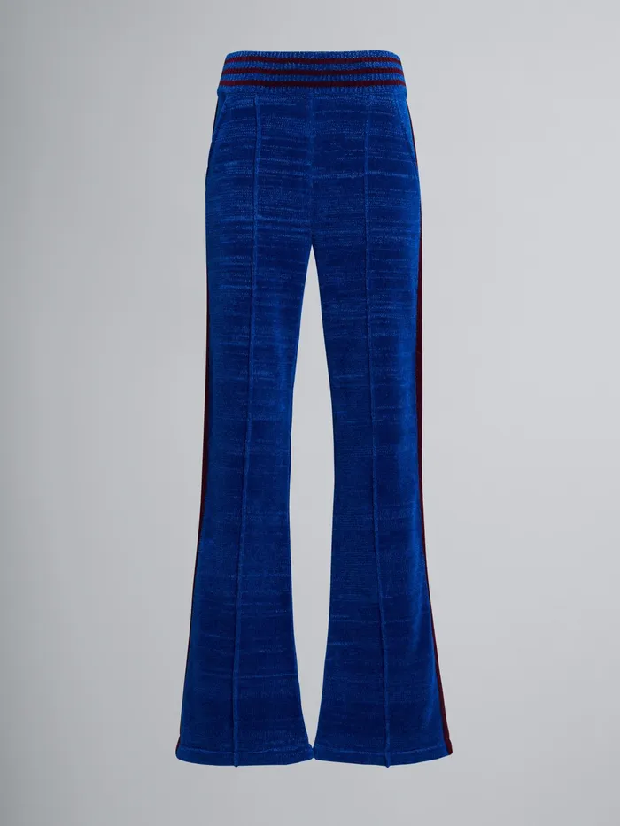 Marni Moulin Chenille Trousers Ocean Womens Pants