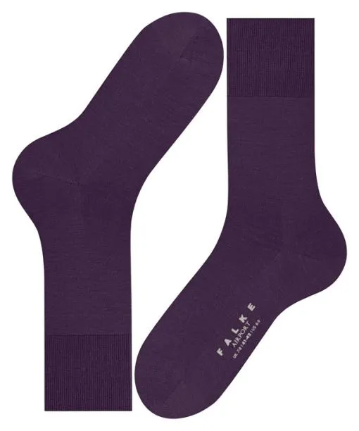 Men Airport Men Socks Wine Berry FALKE Socks