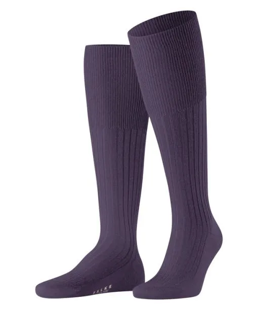 Men Bristol Pure Men Kneehigh Socks Amethyst FALKE Knee High Socks