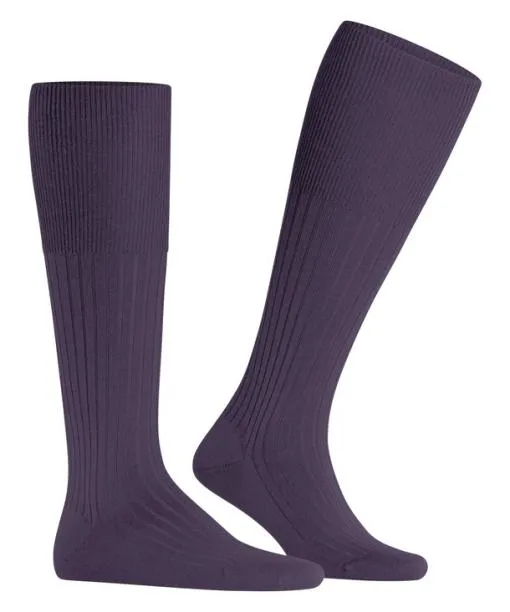 Men Bristol Pure Men Kneehigh Socks Amethyst FALKE Knee High Socks