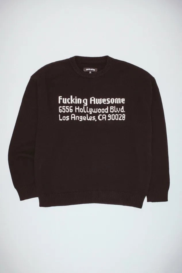 Men FA Hollywood Sweater Fucking Awesome Sweaters