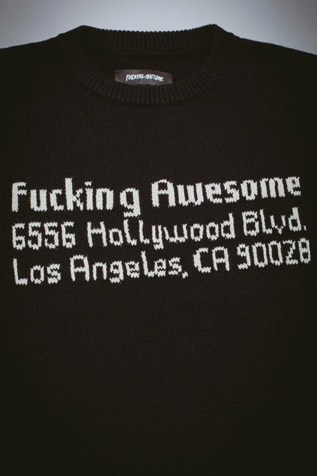 Men FA Hollywood Sweater Fucking Awesome Sweaters Men FA Hollywood Sweater Fucking Awesome Sweaters