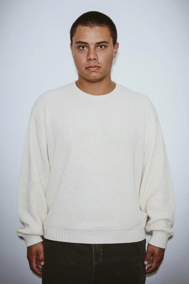 Men FA Knitted Crewneck Sweater Fucking Awesome Sweaters Men FA Knitted Crewneck Sweater Fucking Awesome Sweaters