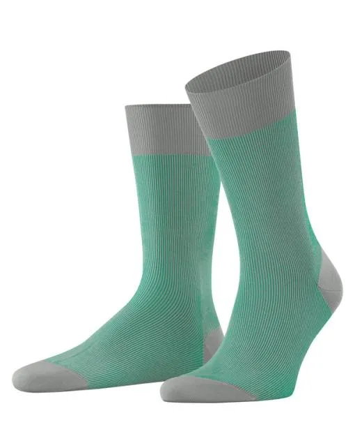 Men Fine Shadow Men Socks Light Grey FALKE Socks