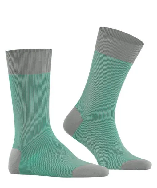 Men Fine Shadow Men Socks Light Grey FALKE Socks