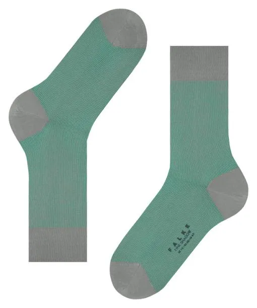 Men Fine Shadow Men Socks Light Grey FALKE Socks
