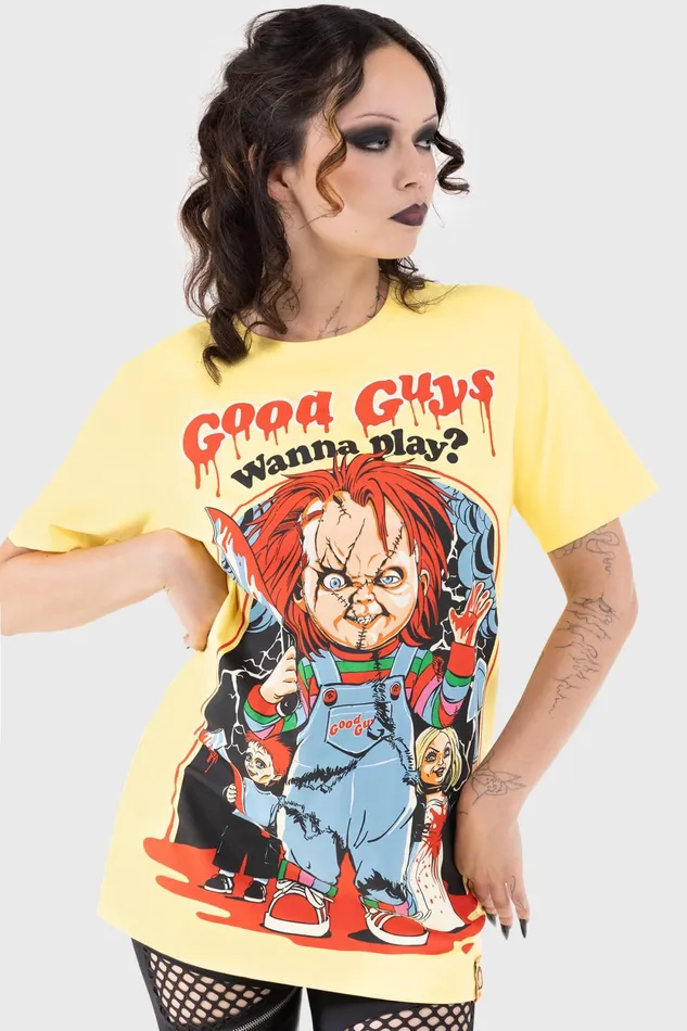 Men Graphic Tops Killstar Play Pals Toys TShirt