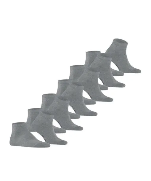 Men Happy 6Pack Men Sneaker Socks Light Greymel FALKE Ankle Socks
