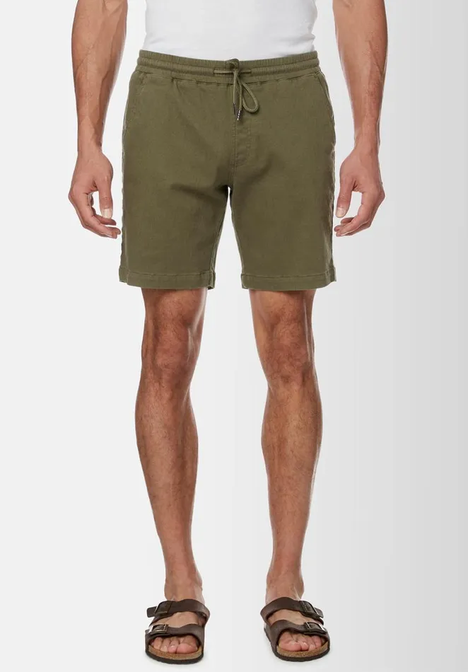 Men Higgers Cotton Twill Blend Navy Shorts Whale Buffalo David Bitton Shorts