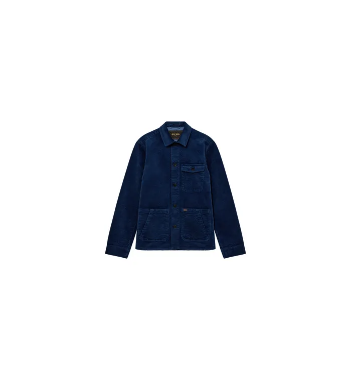 Men Jackets MOS MOSH MMGWinks Corduroy Jacket Indigo Blue