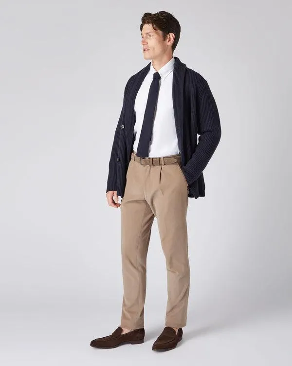 Men Men039s Suede BeltIn Brown Brown NPeal Belts