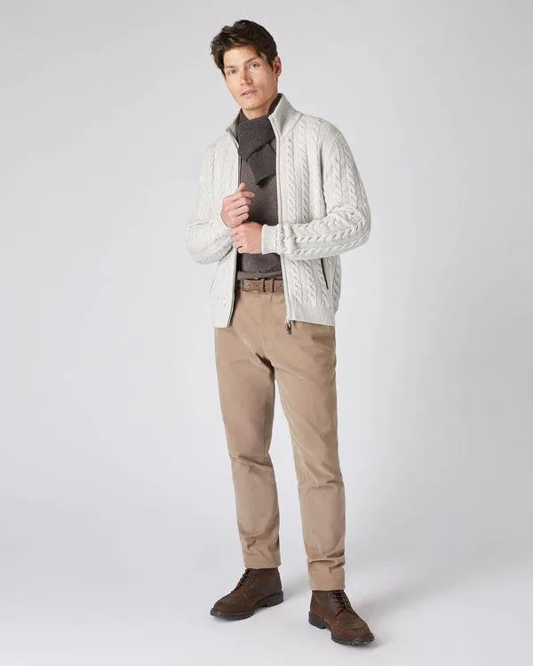 Men Men039s Suede BeltIn Brown Brown NPeal Belts