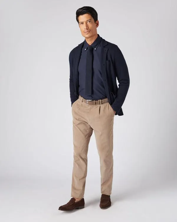 Men Men039s Suede BeltIn Brown Brown NPeal Belts
