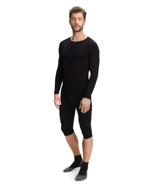 Men Men Long Sleeve Shirt Warm Black FALKE Long Sleeve Shirts