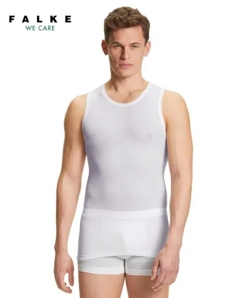 Men Men Singlet Ultralight Cool White FALKE Short Sleeve Shirts