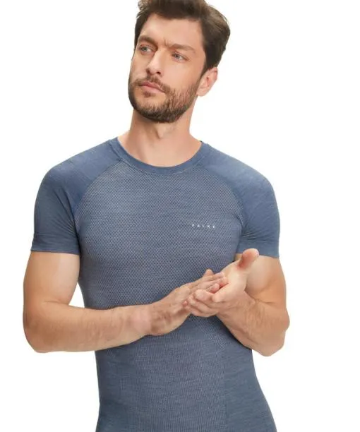Men Men TShirt WoolTech Light Capitain FALKE Short Sleeve Shirts