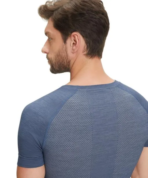 Men Men TShirt WoolTech Light Capitain FALKE Short Sleeve Shirts