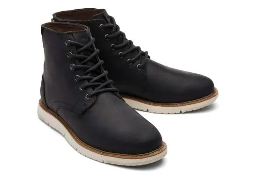Men MenHillside Boot Water Resistant Black TOMS Boots