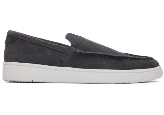 Men MenTRVL LITE Grey Suede Loafer Forged Iron TOMS Dress Shoes