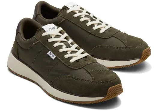 Men MenWyndon Olive Jogger Sneaker Tarmac Olive Multi TOMS Sneakers