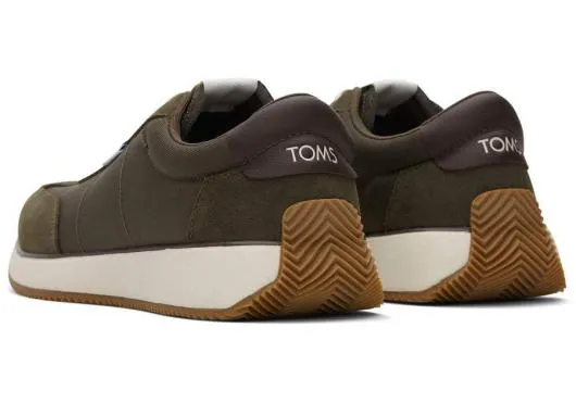 Men MenWyndon Olive Jogger Sneaker Tarmac Olive Multi TOMS Sneakers