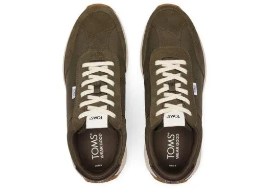 Men MenWyndon Olive Jogger Sneaker Tarmac Olive Multi TOMS Sneakers