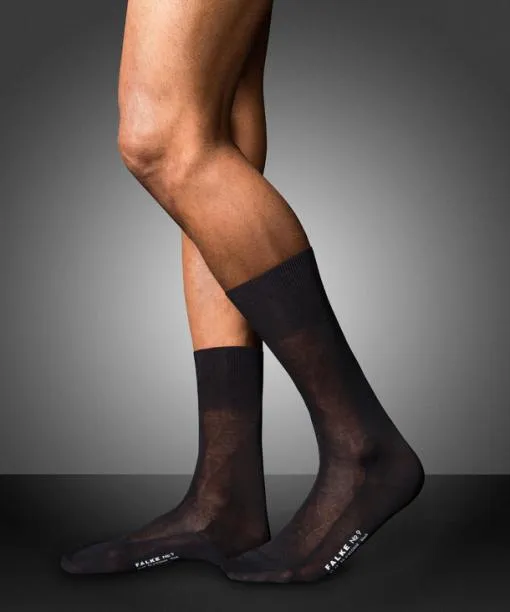 Men No 9 Pure Fil Dcosse Men Socks Black FALKE By Material