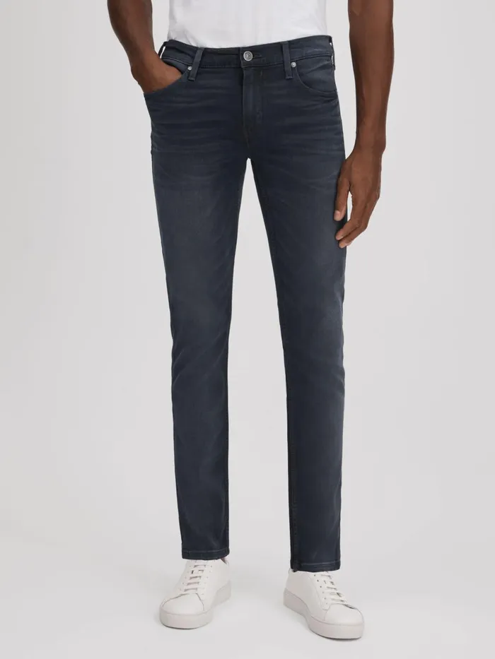 Men Reiss Jeans High Stretch Super Skinny Jeans Wheeler Blue