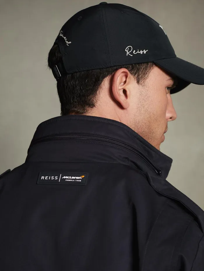 Men Reiss Outerwear and Coats F1 Water Repellent Field Jacket Navy