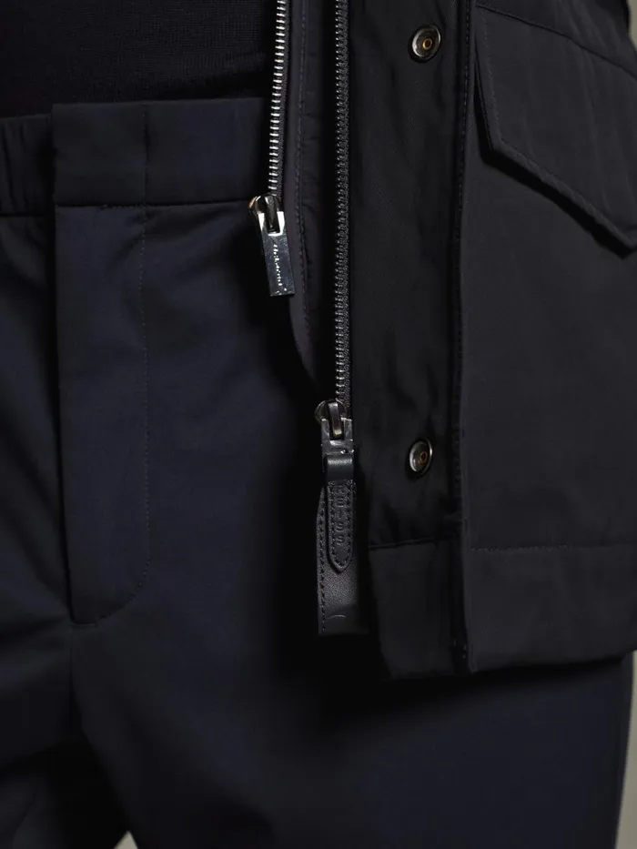 Men Reiss Outerwear and Coats F1 Water Repellent Field Jacket Navy