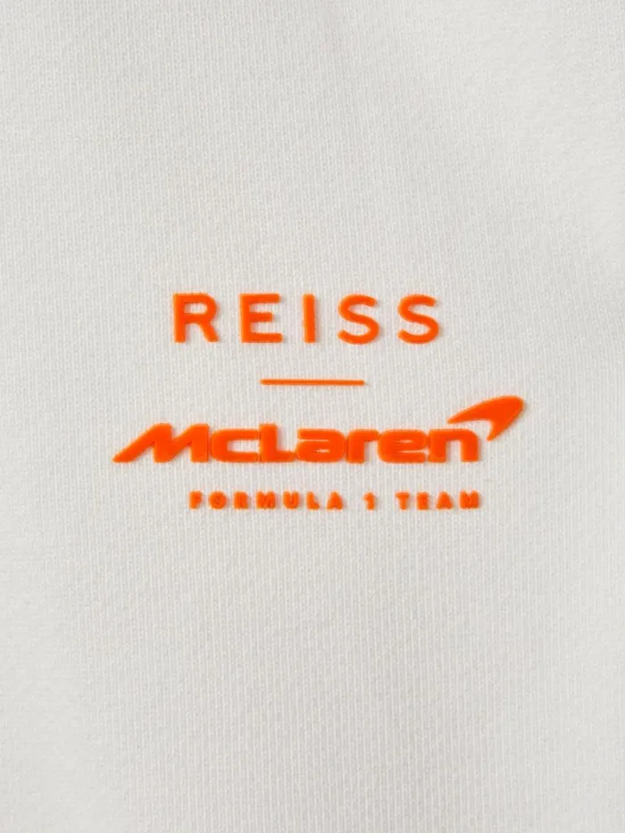 Men Reiss Shorts F1 Cotton Drawstring Shorts White
