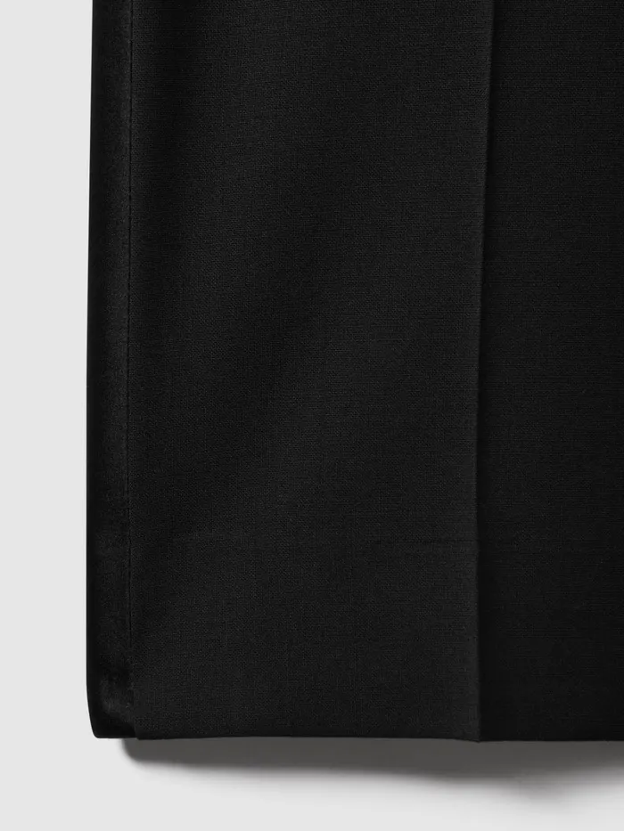 Men Reiss Suits and Tailoring Poker Modern Fit Tuxedo Trousers Black