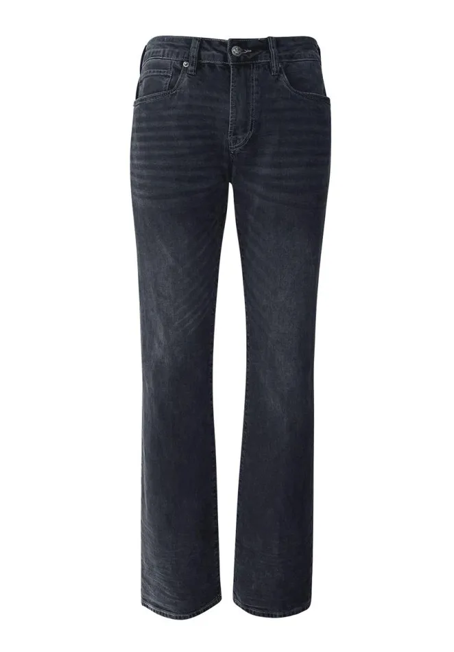 Men Relaxed Straight Driven Crinkled And Sanded Dark Jeans Indigo Buffalo David Bitton Relaxed Straight Driven