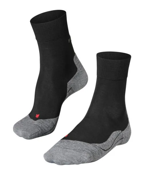 Men RU4 Endurance Wool Men Running Socks Black FALKE Running Socks