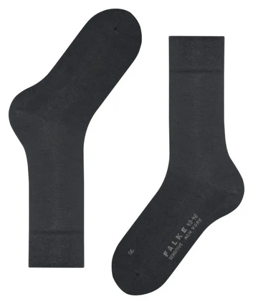 Men Sensitive New York Men Socks Anthracite FALKE Functionals