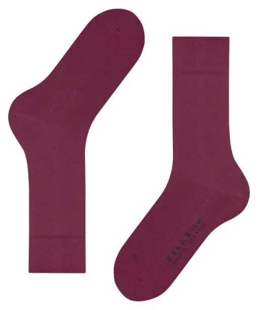 Men Sensitive New York Men Socks Red Plum FALKE Functionals
