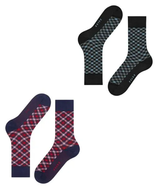Men Smart Check Bundle 2Pack Men Socks Sortiment FALKE Socks