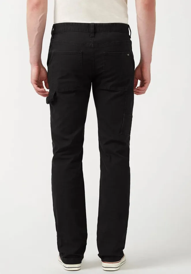 Men Straight Six Black Men039s Carpenter Pants Black Buffalo David Bitton Straight Six