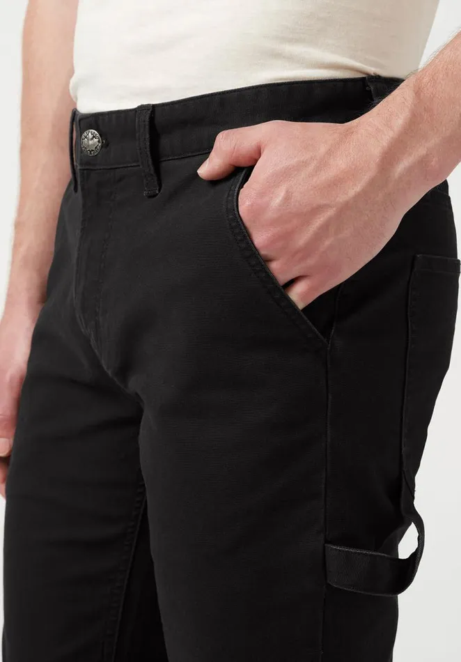 Men Straight Six Black Men039s Carpenter Pants Black Buffalo David Bitton Straight Six