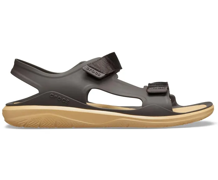 Men Swiftwater Expedition Sandal Espresso Tan Crocs Sandals