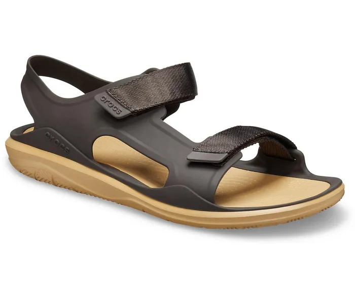 Men Swiftwater Expedition Sandal Espresso Tan Crocs Sandals