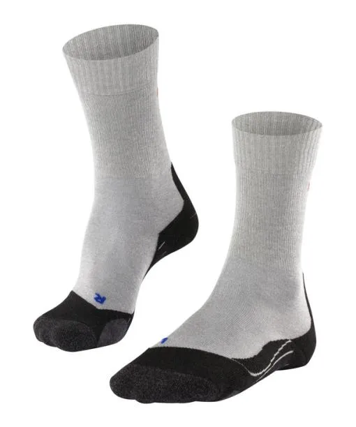 Men TK2 Explore Cool Men Trekking Socks Light Grey FALKE Hiking Socks