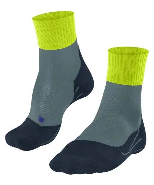 Men TK2 Explore Cool Short Men Trekking Short Sock Steel Grey FALKE Hiking Socks