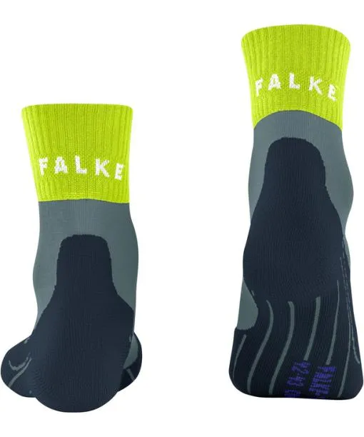 Men TK2 Explore Cool Short Men Trekking Short Sock Steel Grey FALKE Hiking Socks