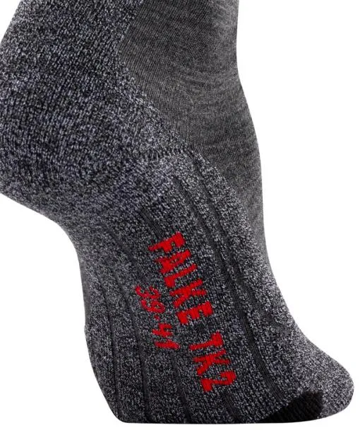 Men TK2 Explore Men Trekking Socks Asphalt Mel FALKE Hiking Socks