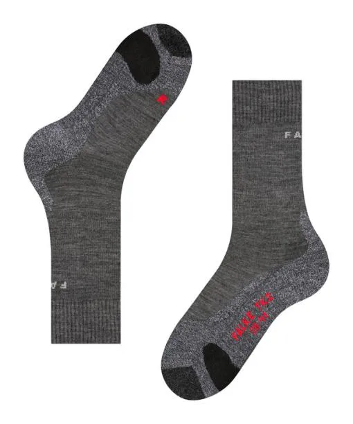 Men TK2 Explore Men Trekking Socks Asphalt Mel FALKE Hiking Socks