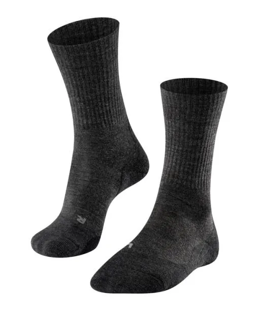 Men TK2 Explore Wool Men Trekking Socks Smog FALKE Hiking Socks