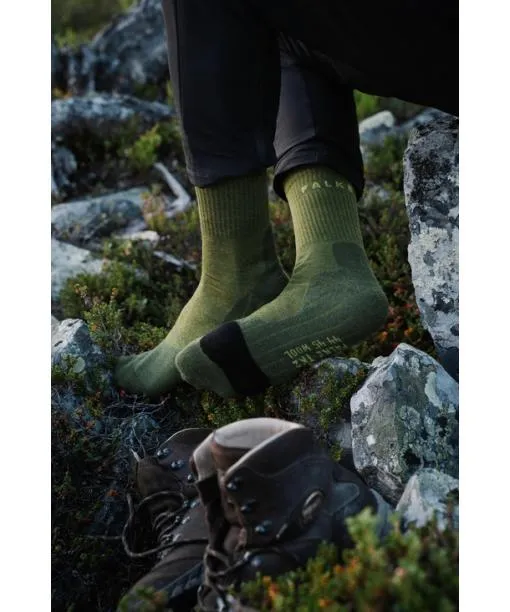 Men TK2 Explore Wool Men Trekking Socks Smog FALKE Hiking Socks