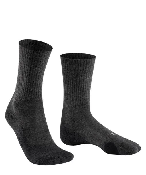 Men TK2 Explore Wool Men Trekking Socks Smog FALKE Hiking Socks