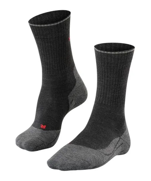 Men TK2 Explore Wool Silk Men Trekking Socks Anthramel FALKE Hiking Socks